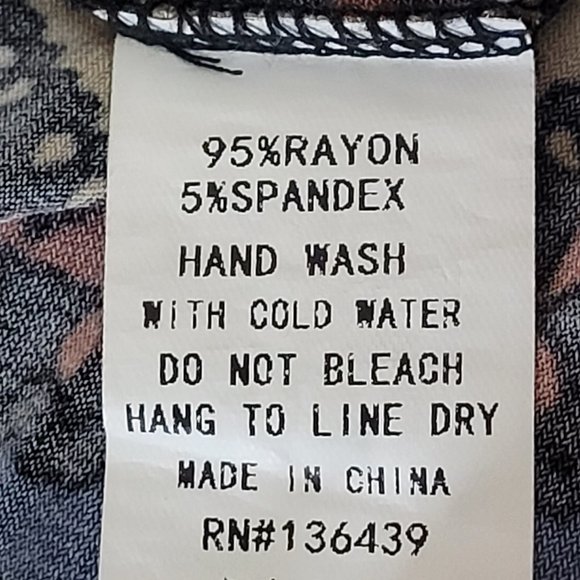 🎉CLEARANCE‼️🎉 SJS 3/4 Sleeve Abstract Print Dress Size - 1X - Picture 7 of 10